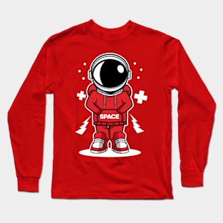 ASTRONAUT CARTOON Long Sleeve T-Shirt